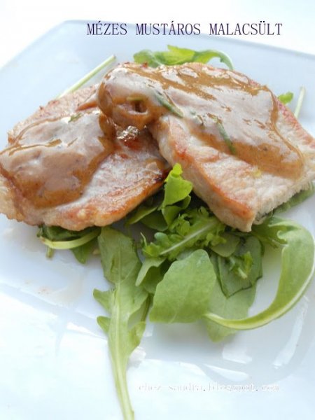 mézes mustáros malacsült
